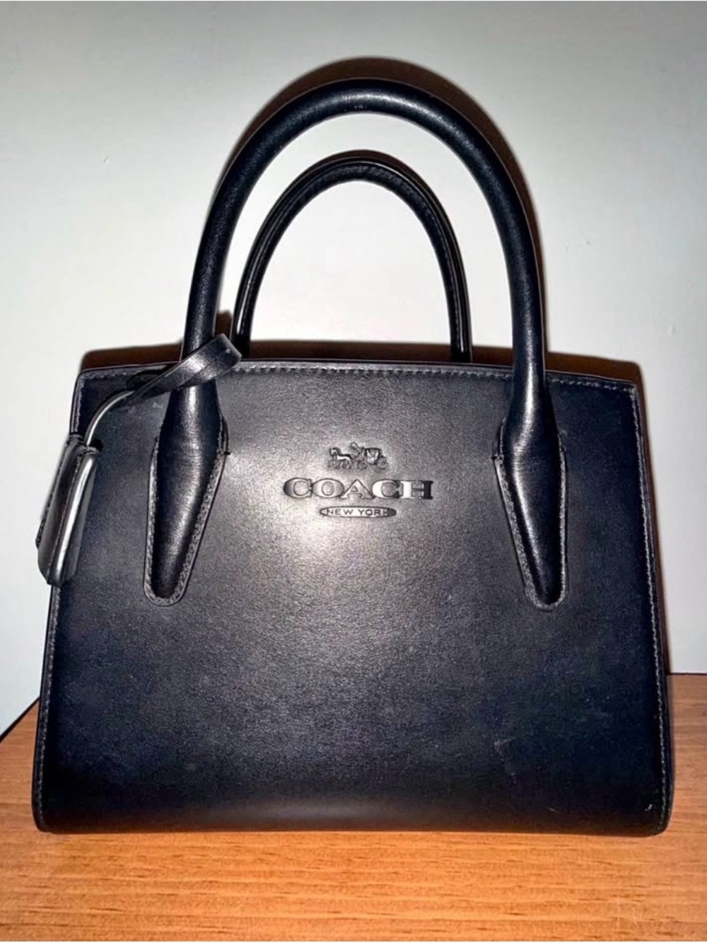 Coach Black Andrea Mini Caryall